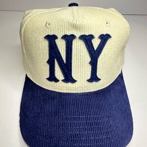 MAD Engine Cream Corduroy Baseball Cap